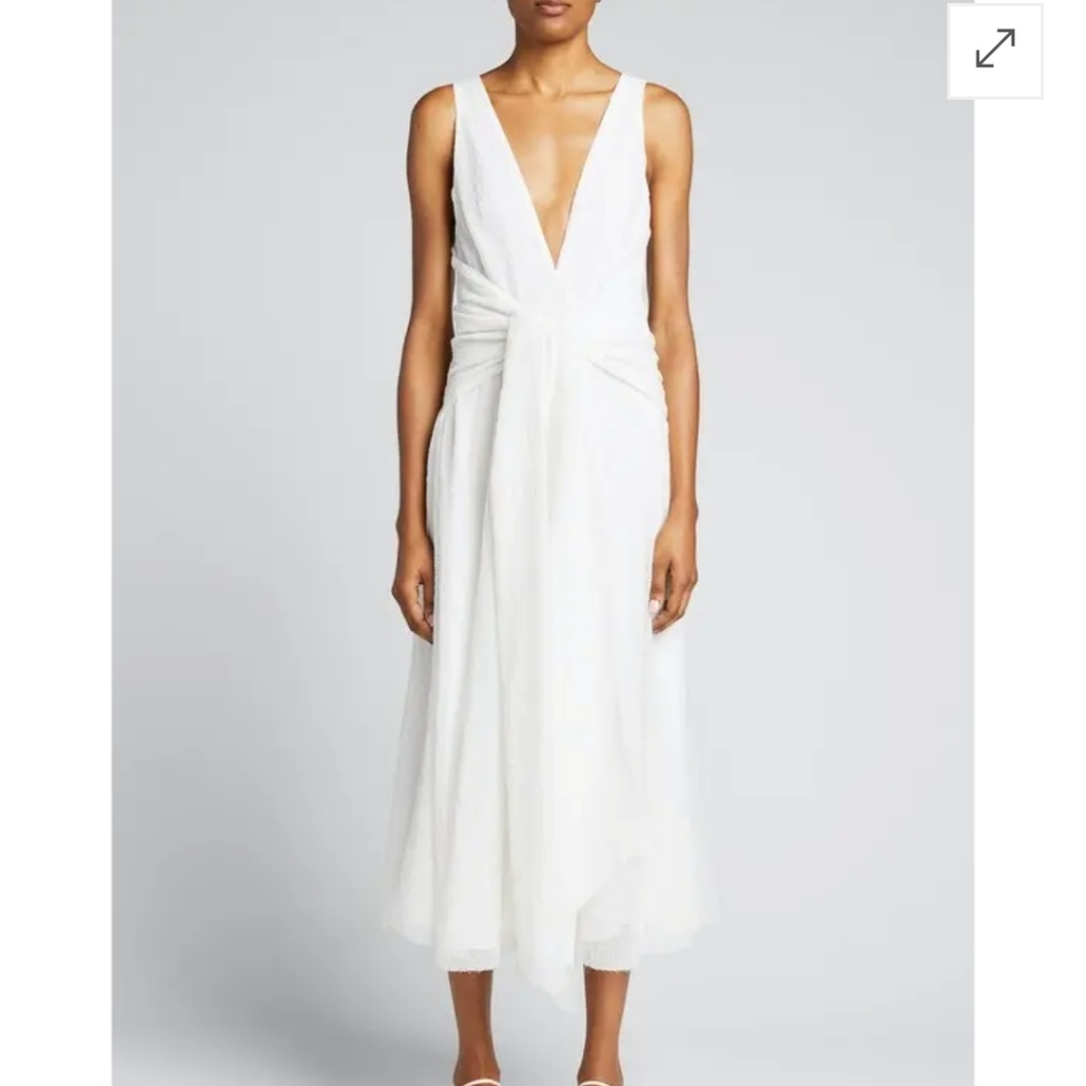 Rebecca Taylor white tie dress. Size 8